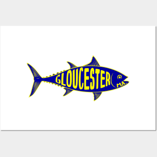 Gloucester Massachusetts Tuna Fishing Cape Ann MA Posters and Art